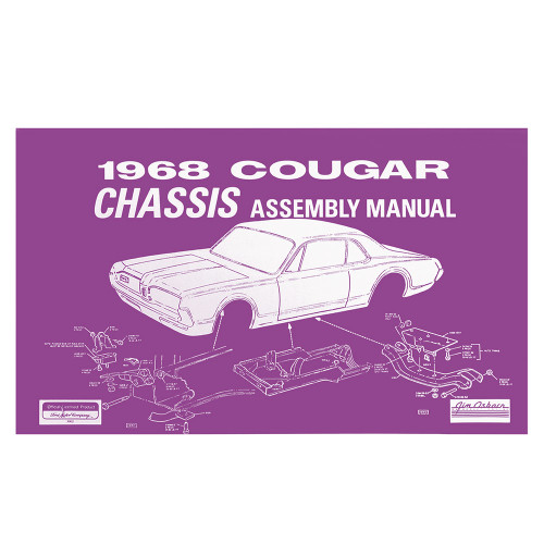 1968 BODY ASSEMBLY MANUAL COUGAR XR-7 MERCURY FORD (AM0071)