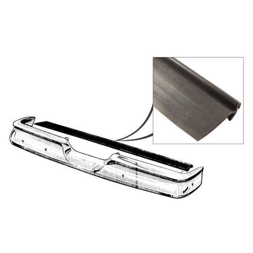 SEALS 1965 FORD GALAXIE 500 XL REAR STONE DEFLECTOR LEFT- AND RIGHT-HAND SIDE PAIR (B9A-17808E)