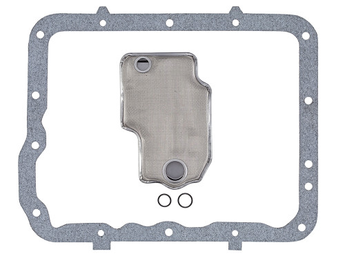 TRANSMISSION PAN FILTER AND GASKET KIT 1965-67 FORD GALAXIE F100 F250 PICKUP 1958-66 THUNDERBIRD MX CRUISE-O-MATIC AUTO (B9MP-7A098KIT)