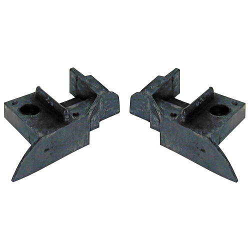 QUARTER WINDOW SEALS LOWER FRONT 1960-64 FORD GALAXIE CONVERTIBLE 1961-62 GALAXIE 2-DOOR HARDTOP LH-RH PAIR (C0AB-6329748-9B)