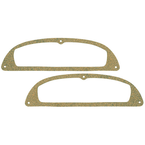 TAILLIGHT LENS-TO-HOUSING GASKETS 1960 FORD GALAXIE FAIRLANE STARLINER SUNLINER VICTORIA 2-PC LH RH PAIR (C0AF-13461C)