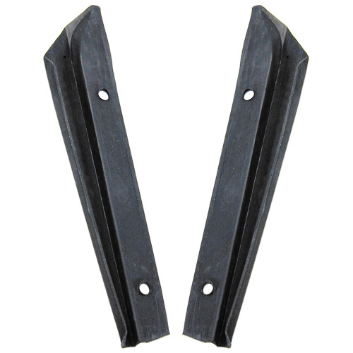 UPPER PILLAR POST DRAINS 1960-65 FORD FALCON RANCHERO COMET EXC HARDTOP & CONVERTIBLE TROUGH ASSY PAIR (C0DZ-64025A10)