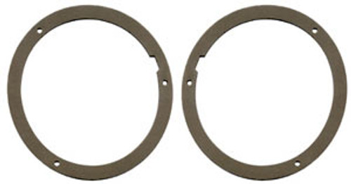 TAILLIGHT LENS-TO-HOUSING GASKETS 1961 FORD GALAXIE CLUB TOWN VICTORIA STARLINER SUNLINER LH RH PAIR SEALS (C1AB-13461A)