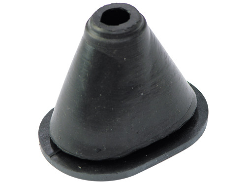 ACCELERATOR PEDAL SEAL 1962-65 FORD FAIRLANE 500 LINKAGE ROD-TO-FIREWALL BLACK RUBBER GROMMET INSULATOR (C2OZ-9793A)