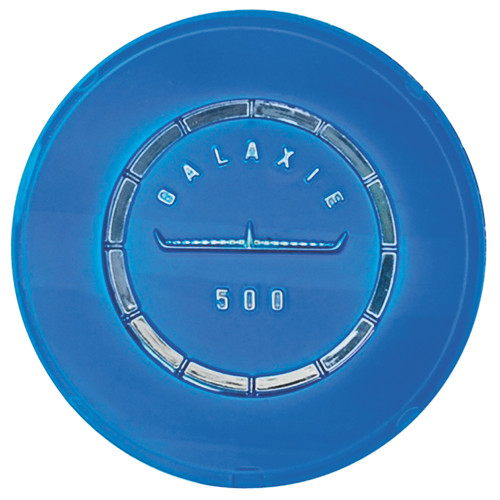 HORN BUTTON INSERT 1963-64 FORD GALAXIE 500 1963 VICTORIA SUNLINER BLUE BACKGROUND STEERING WHEEL ACCESSORY (C3AZ-3649B)