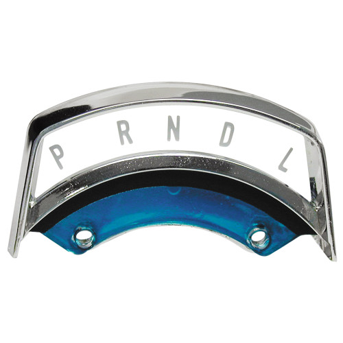 SHIFTER SELECTOR DIAL 1963-64 FORD GALAXIE WITH 2-SPEED FORD-O-MATIC TRANSMISSION "P-R-N-D-L" MARKINGS (C3AZ-7A213C)