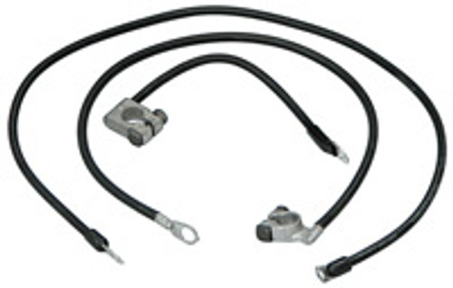 BATTERY CABLES 1964 FORD FALCON & MERCURY COMET 6-CYLINDER ENGINE FUTURA SPRINT SQUIRE NEGATIVE & POSITIVE (C4DZ-14300A)