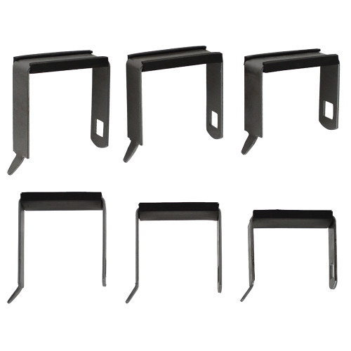 BAND CLAMP SET 1964-70 FORD FALCON 1965-73 MUSTANG 1967-70 FAIRLANE 60-62 GALAXIE & OTHERS REAR LEAF SPRING (C4DZ-5724A)