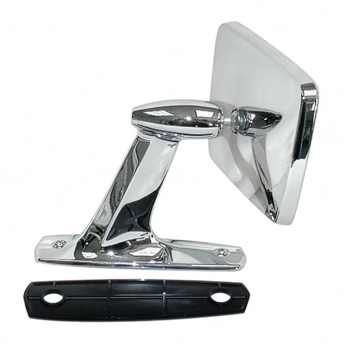 OUTSIDE MIRROR 1965-66 FORD GALAXIE FAIRLANE FALCON MUSTANG 66 THUNDERBIRD RECTANGULAR HEAD LH OR RH SIDE (C5AZ-17696F)