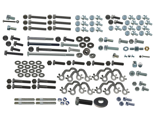 ENGINE HARDWARE KIT 1965 FORD FAIRLANE FALCON GALAXIE MUSTANG AND MORE 289 V8 WITH AIR ALT AND ALUM WATER PUMP (C5OE-560)