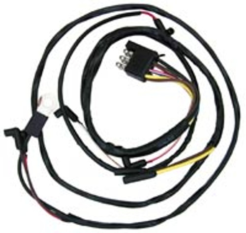 FIREWALL-TO-ENGINE GAUGE FEED 65 FORD MUSTANG 6-CYL ALT GAUGES & 3-SPD HEATER EXTERIOR ELECTRICAL WIRING (C5ZZ-14289-F3)