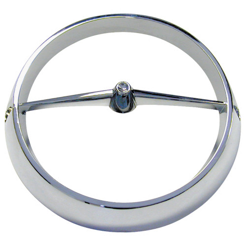 FOG LAMP BEZEL 1965-68 FORD MUSTANG AND SHELBY GT-350 & GT-500 CHROME EXTERIOR LIGHT HOUSING (C5ZZ-15214A)