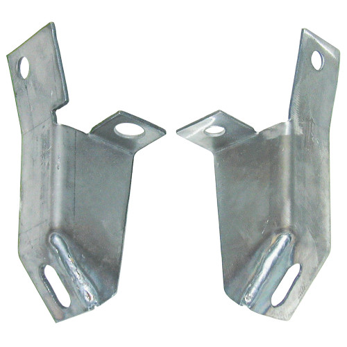 REAR BUMPER GUARD BRACKETS 1965-66 FORD MUSTANG HARDTOP FASTBACK CONVERTIBLE AND SHELBY GT-350 PAIR (C5ZZ-17B876-7) REAR BUMPER GUARD BRACKETS 1965-66 FORD MUSTANG HARDTOP FASTBACK CONVERTIBLE AND SHELBY GT-350 PAIR (C5ZZ-17B876-7)