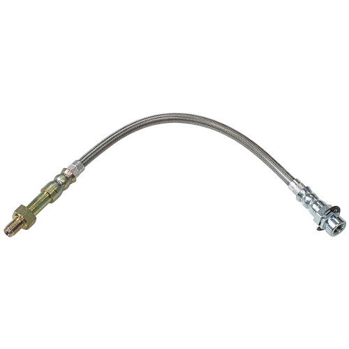 FRONT BRAKE HOSE 1965-66 FORD MUSTANG WITH DRUM BRAKES AFTER 8-17-64 SHELBY SS LH OR RH CLEAR JACKET (C5ZZ-2078BSS-CL)