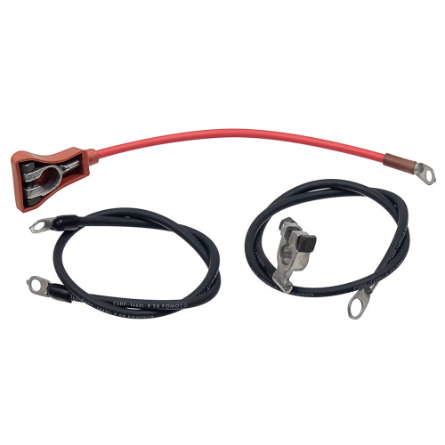 BATTERY CABLES 1966 FORD FALCON 6-CYLINDER SEDAN STATION WAGON COUPE FUTURA CORRECT COLORS NUMBERS & ENDS (C6DZ-14300A)