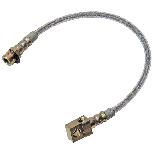 BRAKE HOSE REAR 1966-75 FORD BRONCO SPORT UTILITY ROADSTER WAGON BRAIDED STAINLESS STEEL CLEAR JACKET (C6TZ-2282BSS-CL) BRAKE HOSE REAR 1966-75 FORD BRONCO SPORT UTILITY ROADSTER WAGON BRAIDED STAINLESS STEEL CLEAR JACKET (C6TZ-2282BSS-CL)