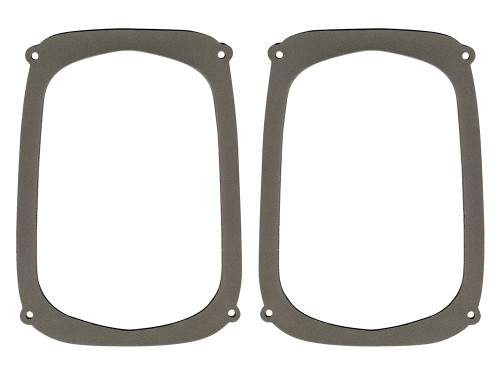 TAILLIGHT LENS-TO-HOUSING GASKETS 1967 FORD GALAXIE 500 XL LTD CUSTOM SEDAN HARDTOP CONVERTIBLE LH RH PAIR (C7AZ-13461A)