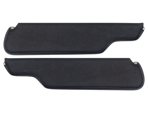 SUNVISORS 1965-66 FORD GALAXIE SEDAN HARDTOP WAGON LH-RH PAIR BLACK XL 500 COUNTRY SQUIRE (C7AZ-6204104-01)