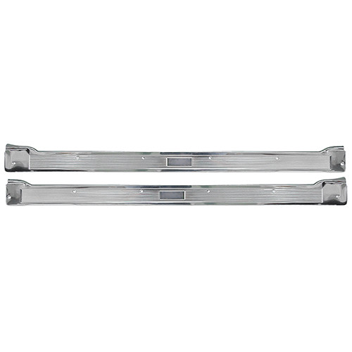 DOOR STEP PLATES 1965-68 FORD GALAXIE 500 XL 2-DOOR HARDTOP AND CONVERTIBLE EXTERIOR TRIM (C7AZ-6213208-9B)