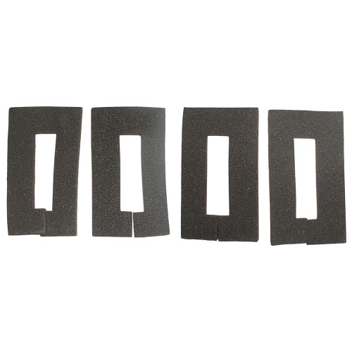 DOOR HINGE-TO-DOOR SEALS 1967-72 FORD F-SERIES F-100 F-250 F-350 PICKUP TRUCK 4-PIECE SET (C7TZ-8122803)