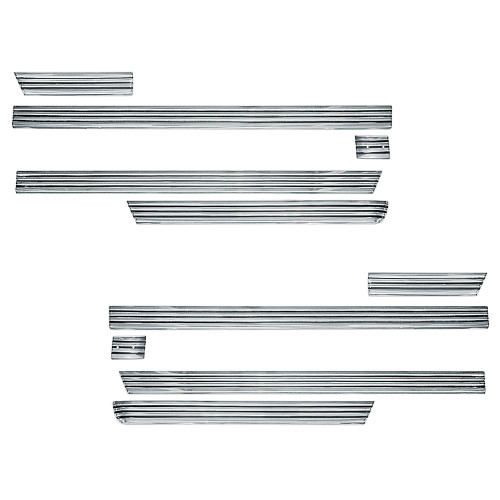 ROCKER PANEL MOULDING KIT RH AND LH 1967-72 FORD F100 F250 STYLESIDE LONG BED (C7TZ-99101789LWB)