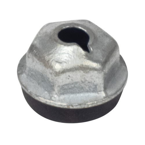 PAL NUT WITH SEALER- 10-24 THREAD SIZE, 1/2" O.D. 3/8" HEX (102412-38)