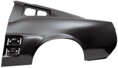 QUARTER PANEL 1967 FORD MUSTANG FASTBACK FULL WITH SAIL AND CUT-OUT FOR ORNAMENT LH DRIVER SIDE (C7ZZ-6327841SP)