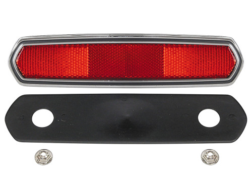 MARKER REFLECTOR 1968 MERCURY MONTEGO STATION WAGON COUGAR AND FORD MUSTANG XR-7 SHELBY REAR BODY-SIDE CHROME TRIM (C8GY-13380)
