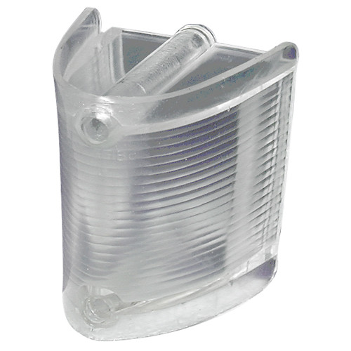 PARKING LAMP LENS 1968-69 FORD FAIRLANE TORINO FRONT LIGHT PLASTIC CLEAR COVER WITH FOMOCO LOGO LEFT SIDE (C8OZ-13209)