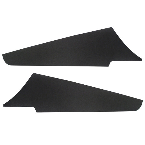 UPPER QUARTER TRIM PANELS 1968-69 FORD FAIRLANE TORINO FASTBACK BLACK LH-RH PAIR (C8OZ-6352018-01) UPPER QUARTER TRIM PANELS 1968-69 FORD FAIRLANE TORINO FASTBACK BLACK LH-RH PAIR (C8OZ-6352018-01)
