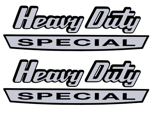 COWL SIDE DECALS - “HEAVY DUTY SPECIAL” 1967-69 FORD TRUCK F100 F250 F350 (C9TZ-16720A)