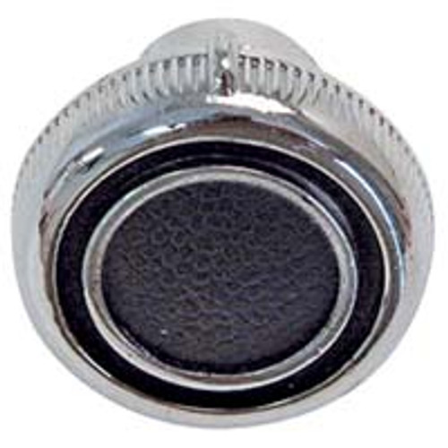 WIPER-WASHER SWITCH KNOB 1969-70 FORD MUSTANG AND MERCURY COUGAR TRIPLE CHROME-PLATED WITH BLACK TRIM (C9ZZ-17513)