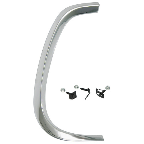 GRILLE MOULDING 1969 FORD MUSTANG COUPE HARDTOP FASTBACK & CONVERTIBLE BOSS SHELBY FRONT OPENING NARROW RH (C9ZZ-8242B)