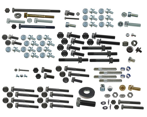 MASTER ENGINE FASTENER KIT 1970 FORD FAIRLANE TORINO WITH 351W ENGINE INCLUDES RAMP-LOK EXHAUST BOLTS (D0OE-1132)