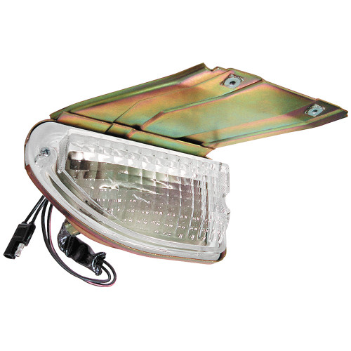 PARKING LAMP LENS & BODY ASSEMBLY 1970 FORD MUSTANG BOSS GRANDE MACH 1 SHELBY GT RH PASSENGER SIDE LIGHT (D0ZZ-13208A)