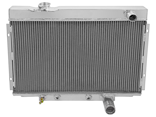 RADIATOR 1964 FORD GALAXIE CUSTOM COUNTRY SEDAN / SQUIRE W/ 352 390 427 FE  ENGINE 3-ROW CORE CROSS-FLOW ALUM (64390AL-3)