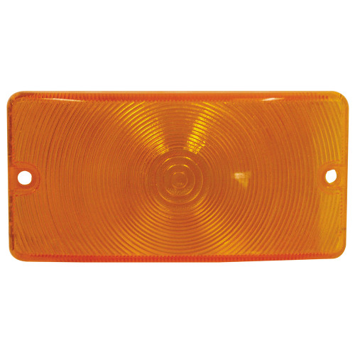 PARKING LAMP LENS 1959-64 FORD F-100 F-250 F-350 PICKUP TRUCK 1969-77 BRONCO FRONT LIGHT RECTANGLE AMBER (D1UZ-13208A)