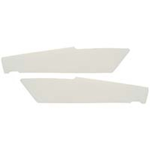 UPPER QUARTER TRIM PANELS 71-73 MUSTANG FB WHT