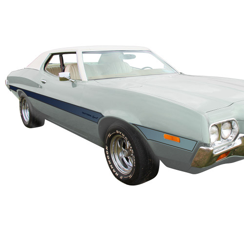 BODY SIDE STRIPE KIT 1972 TORINO 2-DOOR HARDTOP GREEN LASER (D2OZ