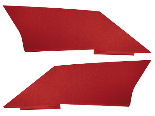 REAR SAIL PANELS BRIGHT RED 72-76 TORINO HT FORMAL ROOF