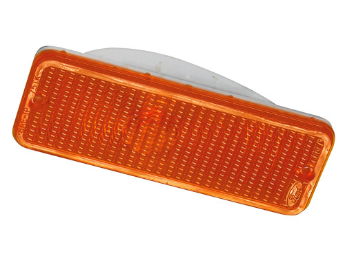 PARKING LIGHT HOUSING AND LENS 1976-77 FORD F-SERIES F-100 F-150 F-250 F-350 PICKUP TRUCK FRONT LAMP AMBER (D6TZ-13200A)
