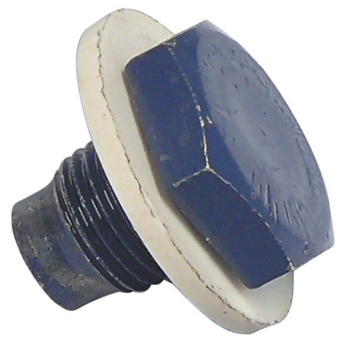 OIL PAN DRAIN PLUG WITH GASKET 61-79 FORD F-100 F-150 57-70 FAIRLANE 60-70 FALCON 64-83 MUSTANG & MORE BLUE (D6TZ-6730R)