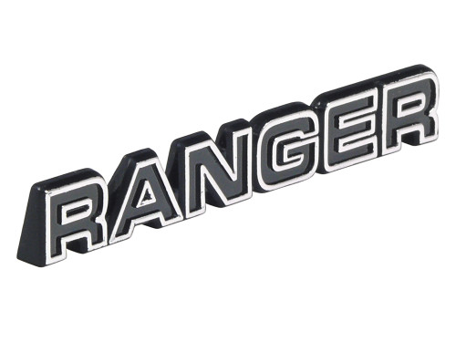 GLOVE BOX DOOR EMBLEM "RANGER" 1977-79 FORD F-100 F-250 F-350 PICKUP TRUCK 1975-79 F-150 1978-79 BRONCO (D7TZ-1004460B)