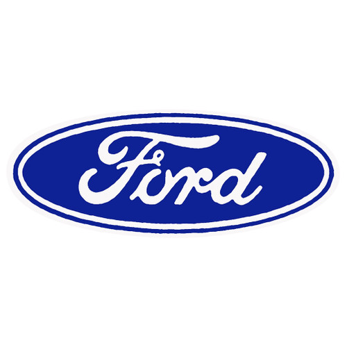 FORD OVAL DECAL 9-1/2 IN (DF363)