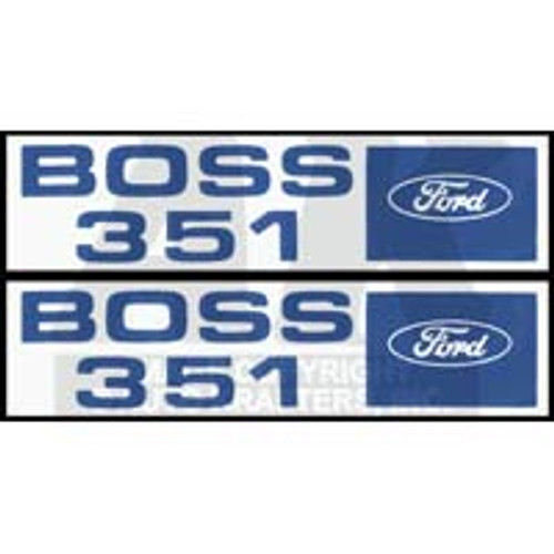 VALVE COVER "BOSS 351" (PAIR)