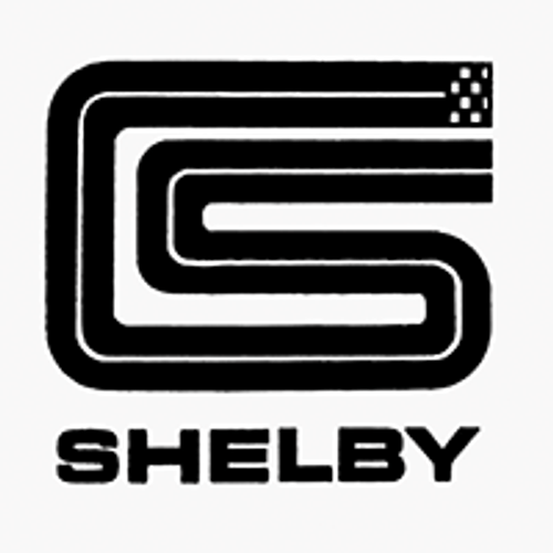 DECAL 3-INCH SQUARE CS LOGO AND SHELBY NAME FORD (DF501)