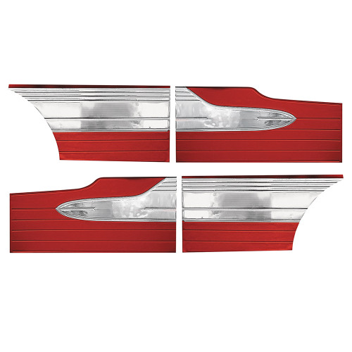 DOOR TRIM PANELS 1963 FORD FALCON 4-DOOR SEDAN FRONT AND REAR