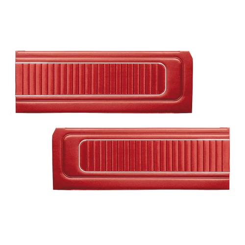 DOOR PANELS - FRONT ONLY 1965 FORD FALCON 2-DOOR RANCHERO RED (DP65FAFT-03)