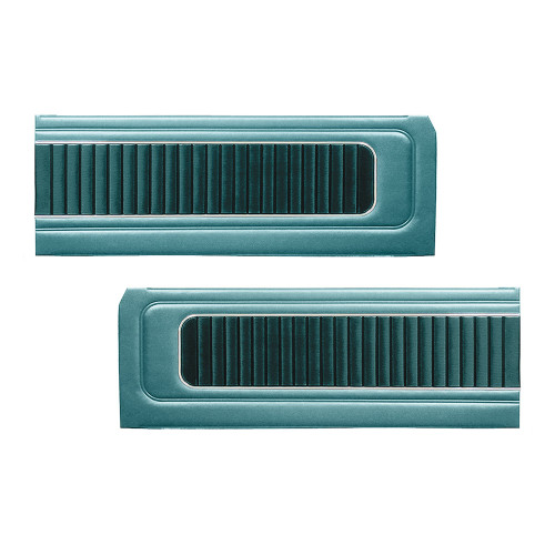 DOOR PANELS - FRONT ONLY 1965 FORD FALCON 2-DOOR RANCHERO 2-TONE AQUA (DP65FAFT-16/16)