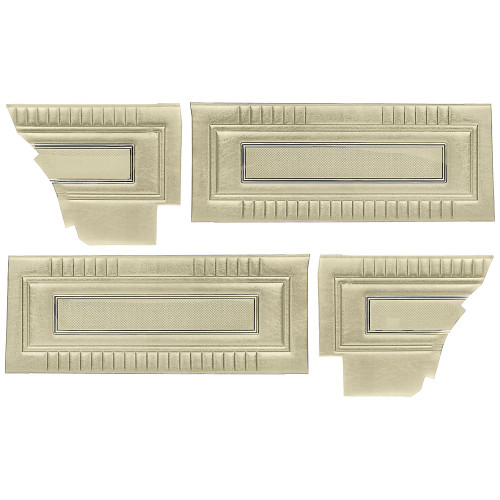 DOOR PANELS 1966-67 FORD FAIRLANE HARDTOP BLACK FRONT-REAR 500XL